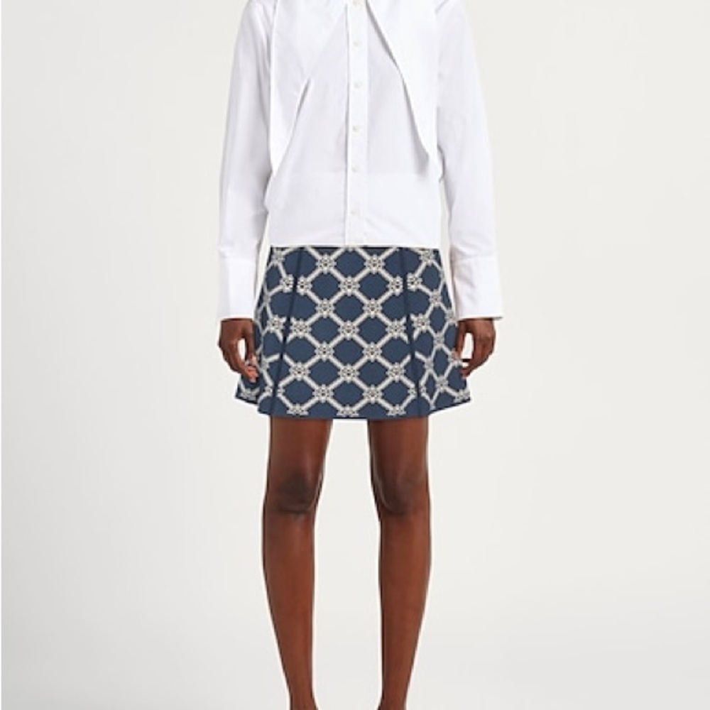 Sandro Jacquard A-Line Mini Skirt. - Picture 2 of 7